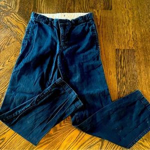 Gap boys 14 regular navy adjustable waist pockets dress pants Easter church